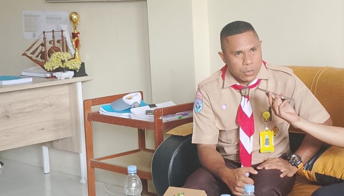 Hari Pramuka ke-65, Anselmus Dorong SMP dan SMA Katolik Frateran Santo Gabriel Nunukan Satukan Langkah