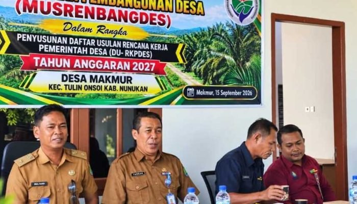 Musrenbangdes Makmur 2027, Camat Tulin Onsoi Ajak Desa Makmur Susun Program Realistis dan Terukur