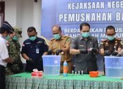 Pemkab Nunukan Ikut Dalam Pemusnahan BB yang Telah Inkracht