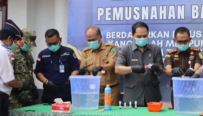 Pemkab Nunukan Ikut Dalam Pemusnahan BB yang Telah Inkracht