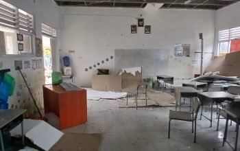 Plafon Ruang Kelas SDN 004 Sebatik Tengah Ambruk, Disdik Nunukan Lakukan Pemantauan dan Evaluasi