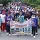 TP PKK Nunukan Kampanyekan Hidup Sehat Lewat Jalan Santai di Lumbis