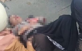 3 Kendaraan Terlibat Laka di Jalan Antasari Nunukan, Anggota Polisi Terseret Dump Truck