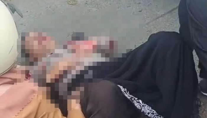 3 Kendaraan Terlibat Laka di Jalan Antasari Nunukan, Anggota Polisi Terseret Dump Truck