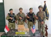 Satgas Pamtas Gagalkan Peredaran 5.000 Detonator Low Explosive di Nunukan