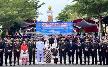Hadiri HUT ke-81 TNI, Arpiah Apresiasi Pengabdian TNI di Perbatasan Dinilai Sangat Strategis