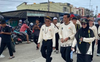 Arpiah Hadiri Pawai Budaya HUT ke-27 Nunukan, Ajak Masyarakat Perkuat Kebersamaan Lewat Budaya