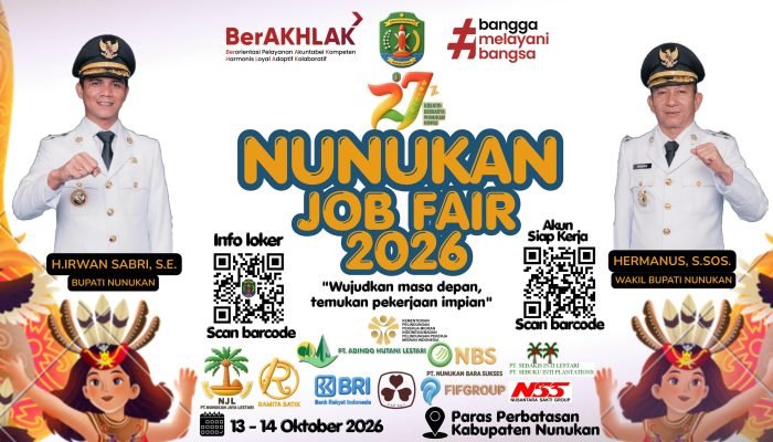 Job Fair Nunukan 2026 Buka Peluang Kerja, Pencari Kerja Diminta Siapkan Berkas