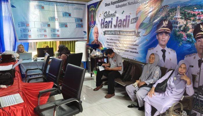 Disdukcapil Nunukan Jemput Bola di Paras Perbatasan, Puluhan Warga Manfaatkan Layanan Adminduk