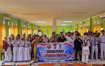 Polres Nunukan dan HMI Ingatkan Pelajar Bahaya Bullying hingga Propaganda Ekstrem di Media Sosial
