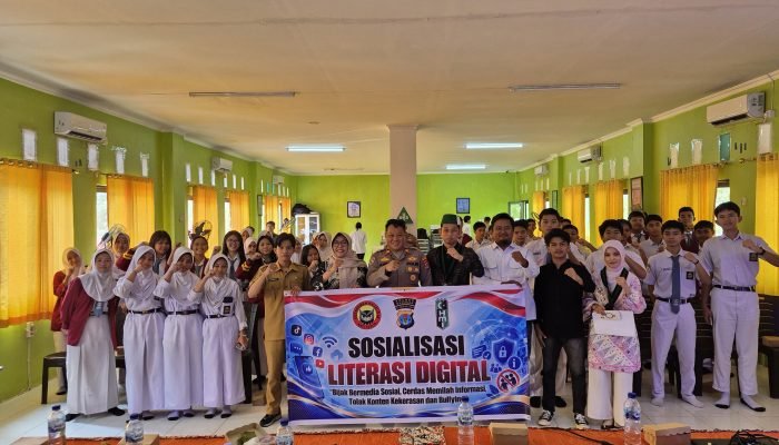 Polres Nunukan dan HMI Ingatkan Pelajar Bahaya Bullying hingga Propaganda Ekstrem di Media Sosial
