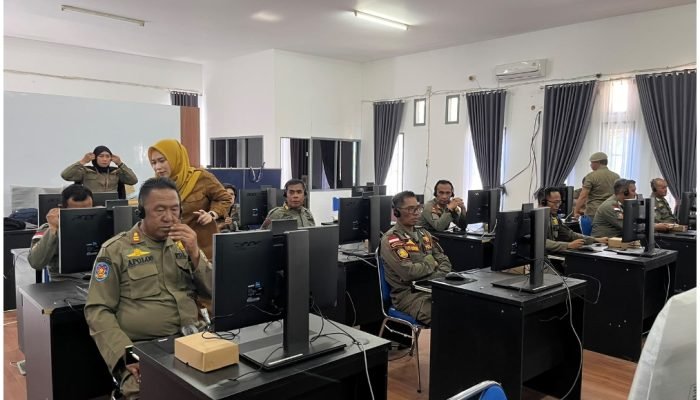 Satpol PP Nunukan Dorong Profesionalisme Aparatur Lewat Uji Kompetensi Kenaikan Pangkat